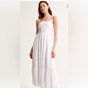 Abercrombie Smocked Bodice Maxi Dress
